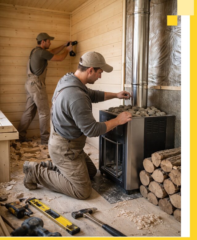 Строительство деревянных бань под ключ в Елизове проекты и монтаж