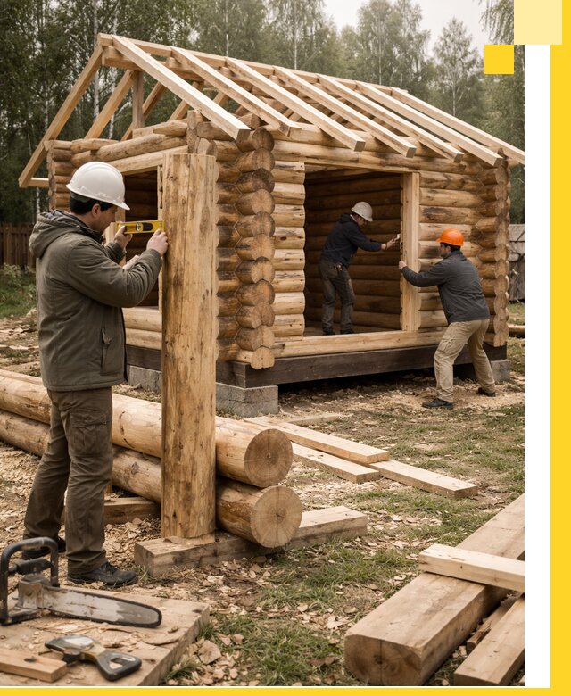 Строительство бань для дачи под ключ в Елизове с доставкой и монтажом