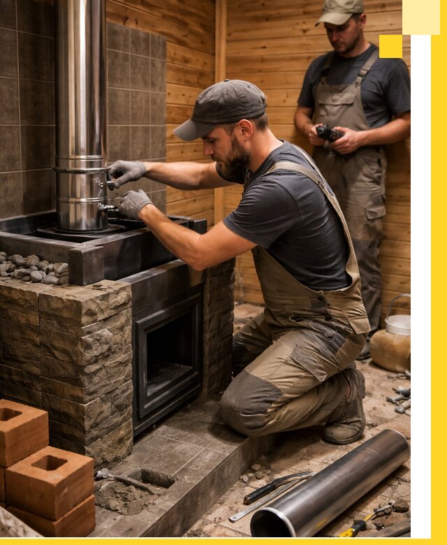 Изготовление и установка банных печей под ключ в Елизове