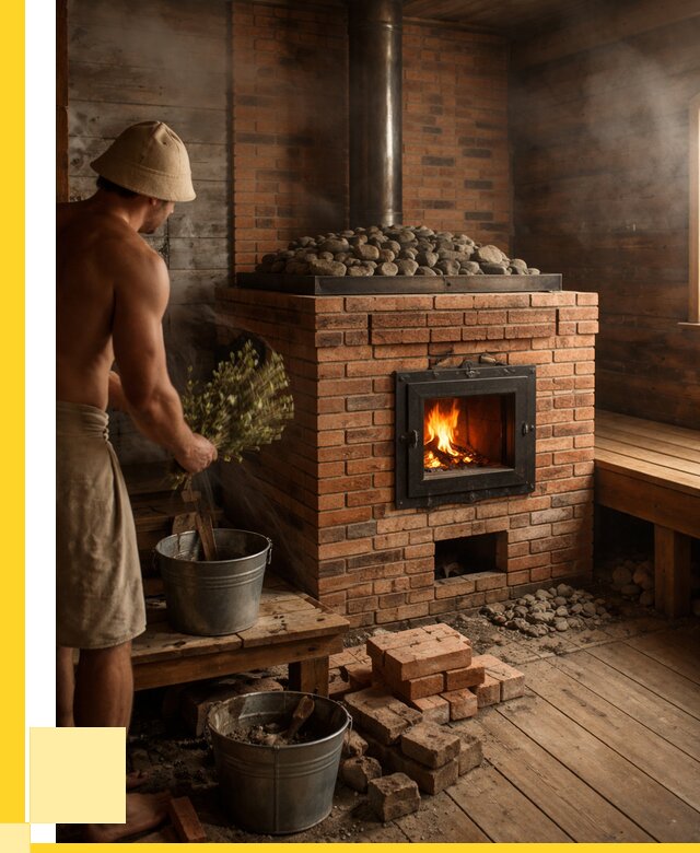 Кирпичные банные печи в Елизове от 91152 р. | ЭриданЛзв