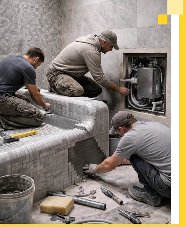 Проекты хамамов под ключ в Елизове и дизайн и строительство