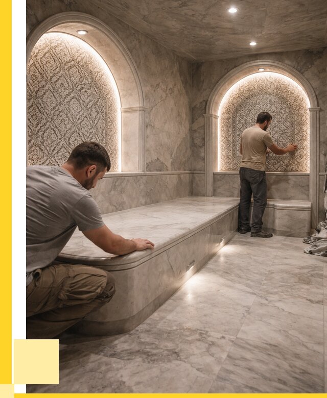 Турецкие бани под ключ в Елизове от 253200 р. | ЭриданЛзв