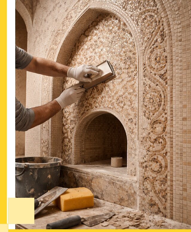 Мозаика для хамама в Елизове под ключ от 5064 р. | ЭриданЛзв