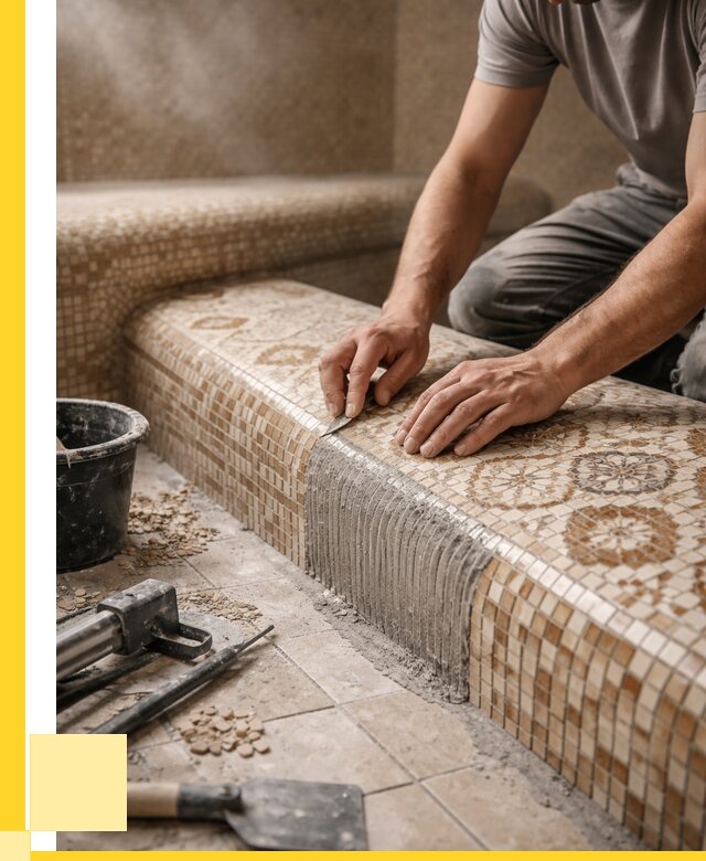 Плитка для хамама под ключ в Елизове от 3545 р. | ЭриданЛзв